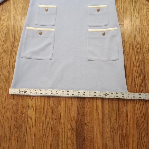 Tuckernuck Francoise Dres Size S Light Blue Flaw READ - Picture 7 of 10